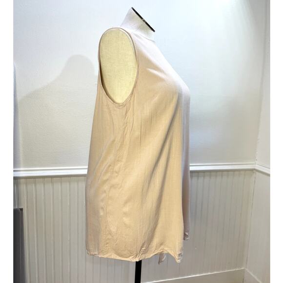 H by Halston Plus Size 18W Tunic Top Asymmetrical Textured Crepe Minimalist - Picture 8 of 9